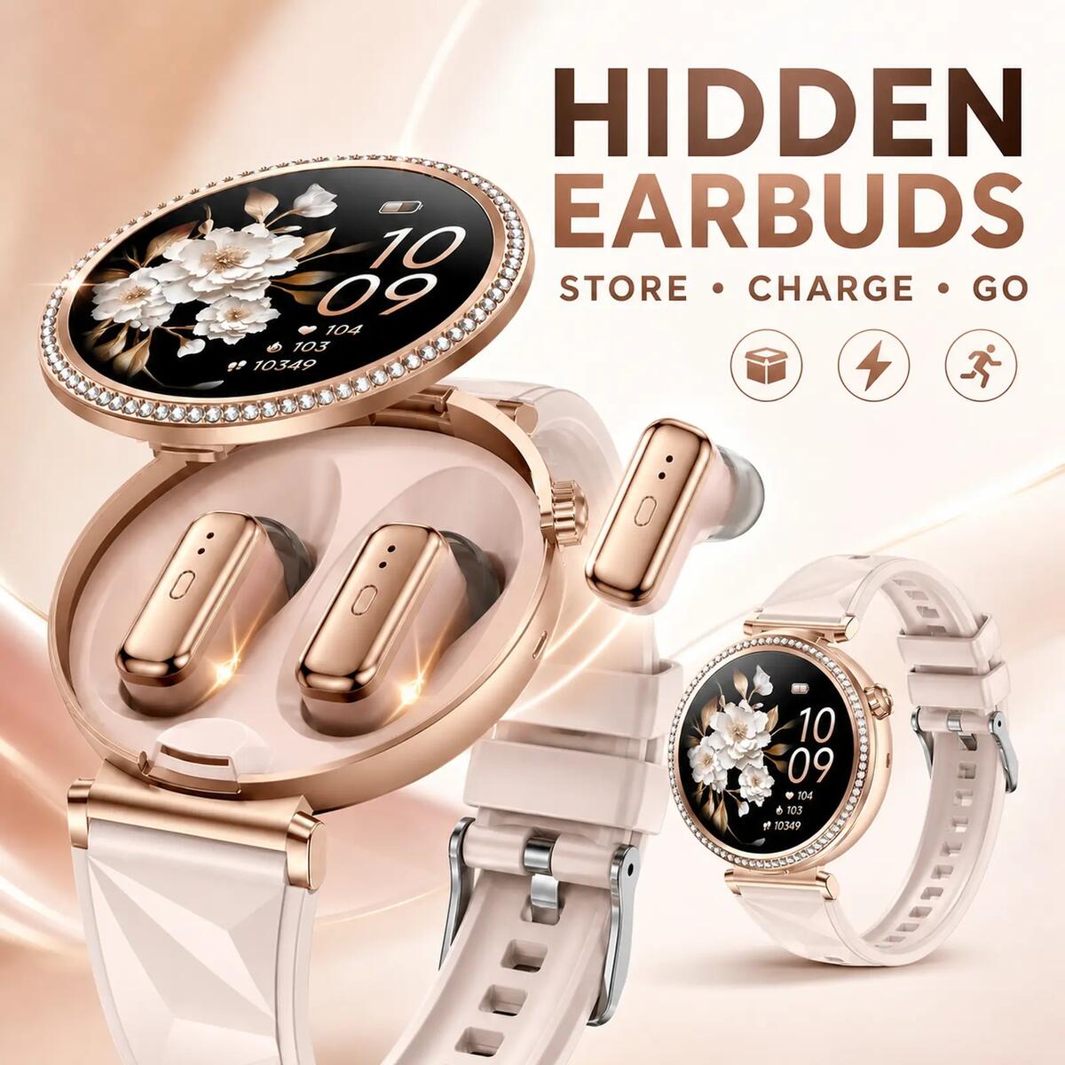 Smart Watch With Built In Wireless Earbuds Cashback Rebate - RebateKey