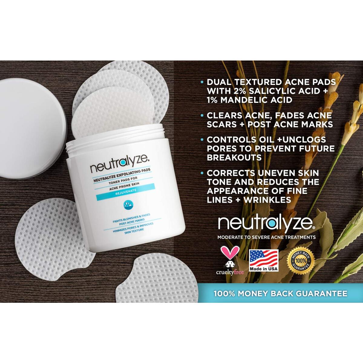 Neutralyze Exfoliating Pads Cashback - RebateKey