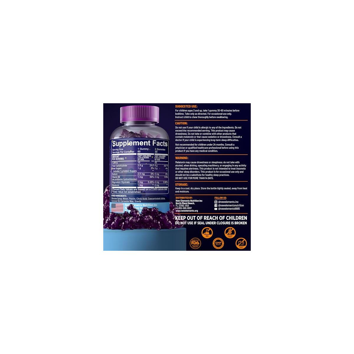 Melatonin Gummies For Kids 1 Cash Back - RebateKey
