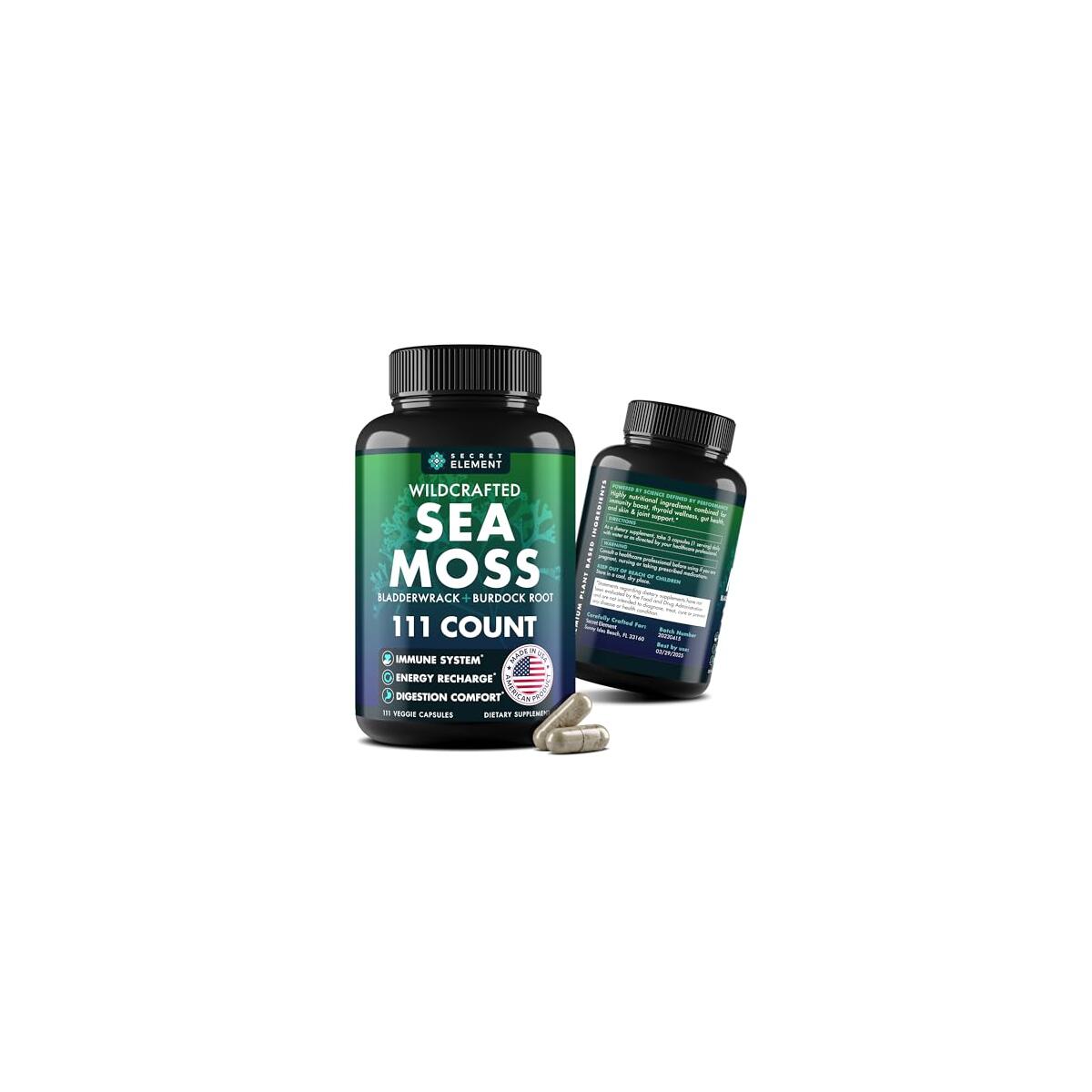 Irish Sea Moss Capsules With Bladderwrack Burdock Cash Back - RebateKey