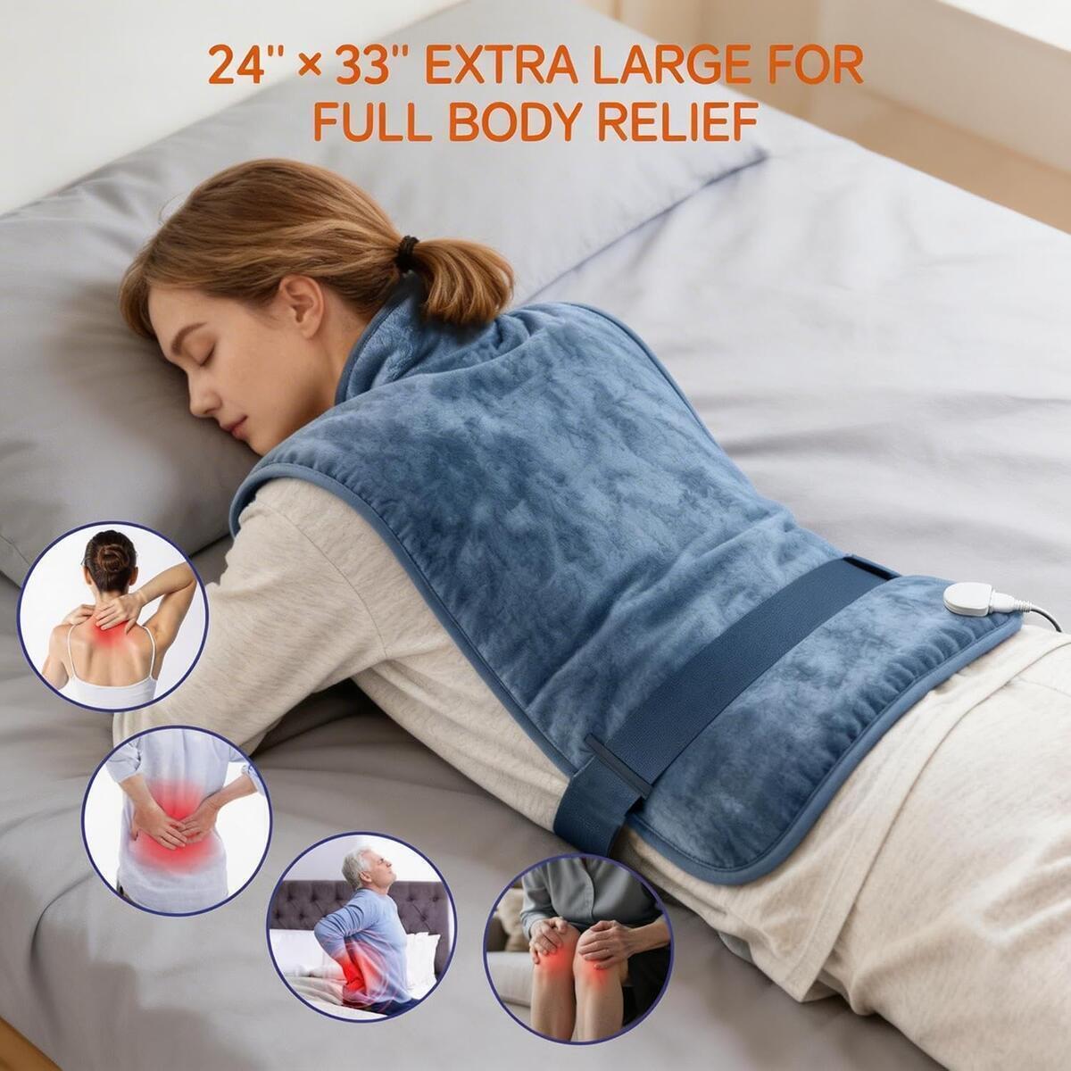 Large Heating Pad For Neck And Shoulder Cashback Rebates - RebateKey