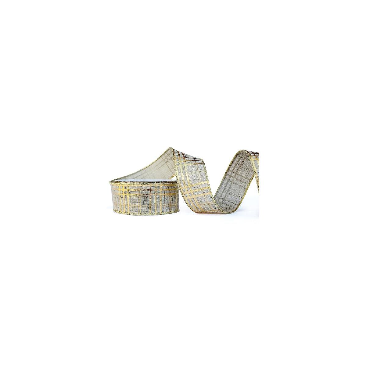 Gold Ribbon Wired Christmas Tree Cashback - RebateKey