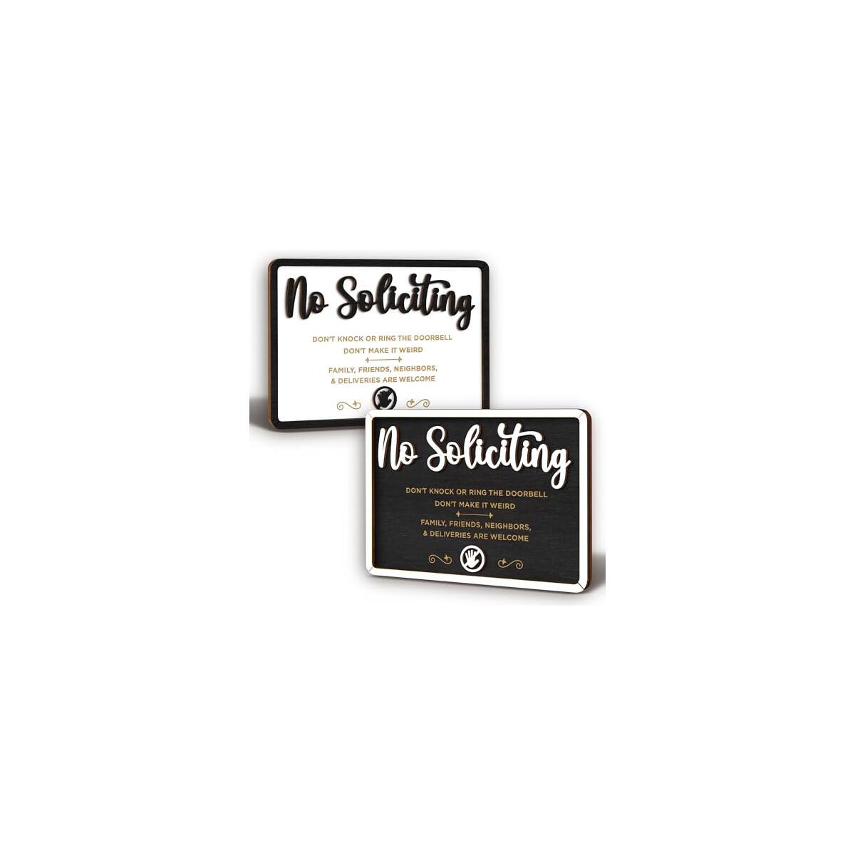 No Soliciting Sign For House Door 2 Cashback Rebate - RebateKey
