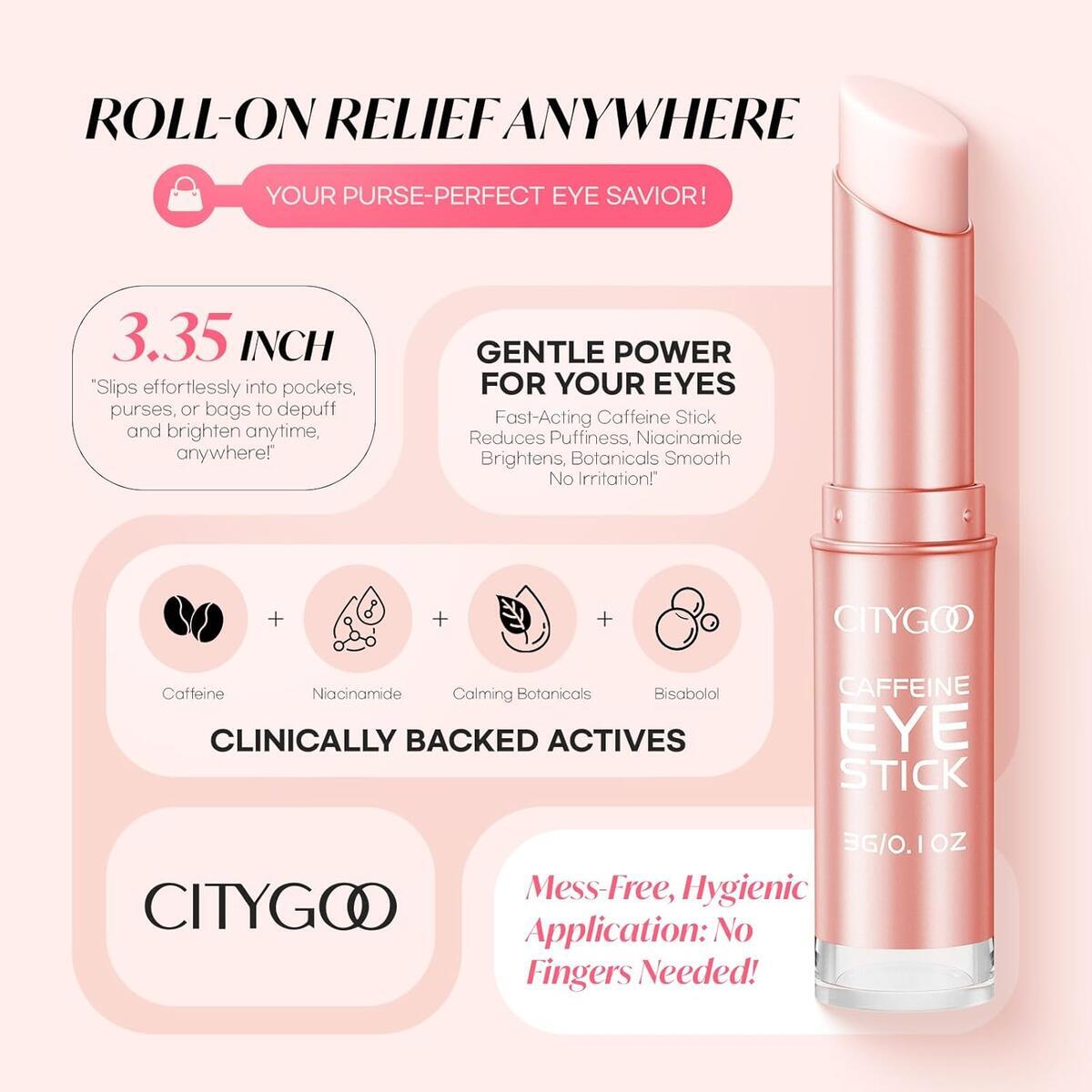 Citygoo Caffeine Eye Cream Stick 1 Cashback - RebateKey