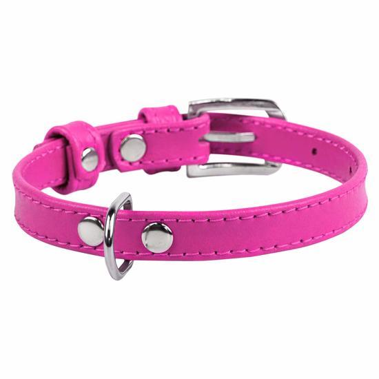 Waudog Soft Leather Dog Collar Dog Collars For Small Medium Large Dogs