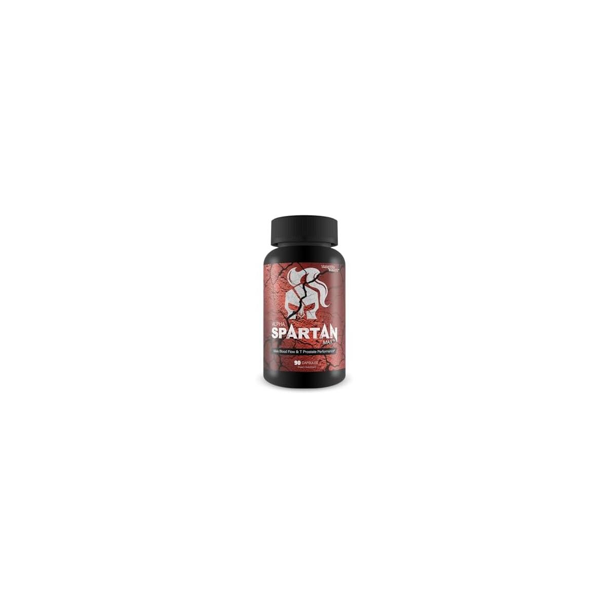 Alpha Spartan Max - Our Best Male Blood Flow & Prostate Support Supplement - Alpha Trt for Men - Stamina & Circulation - Support Healthy Urinary Flow - Prostatitis Treatment - Alpha Male Supplement