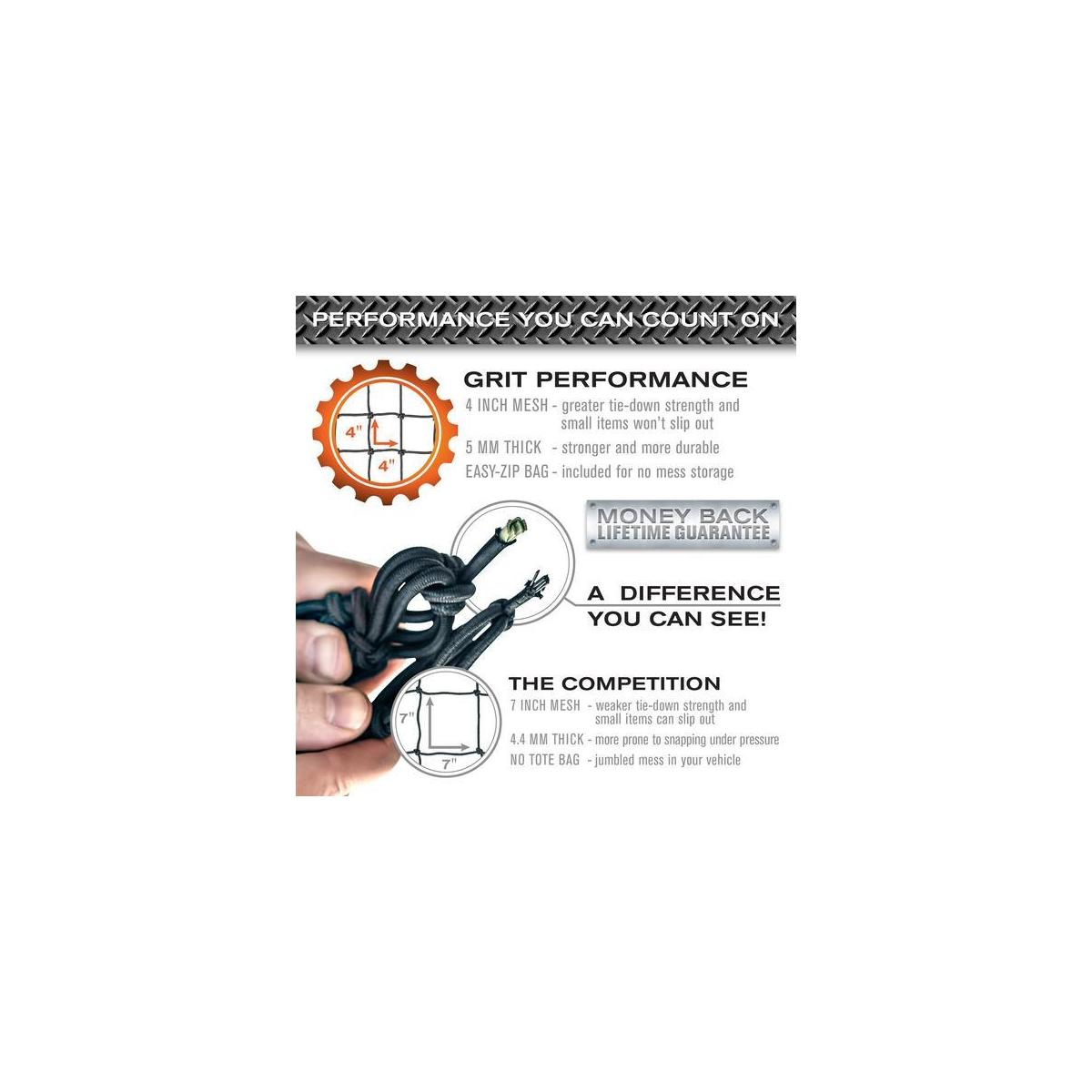 4x6 Bungee Cargo Net For Trucks And Trailers 12 Carabiners No Tangle1 Cashback Rebate - RebateKey