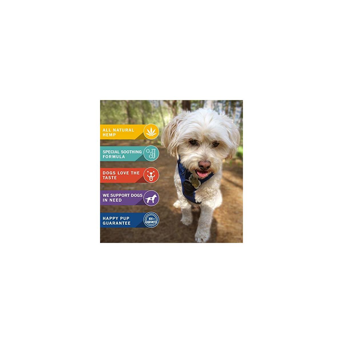 Calming Organic Hemp Dog Treats 120 Soft Chews Super Value And Limited Time Rebates - RebateKey