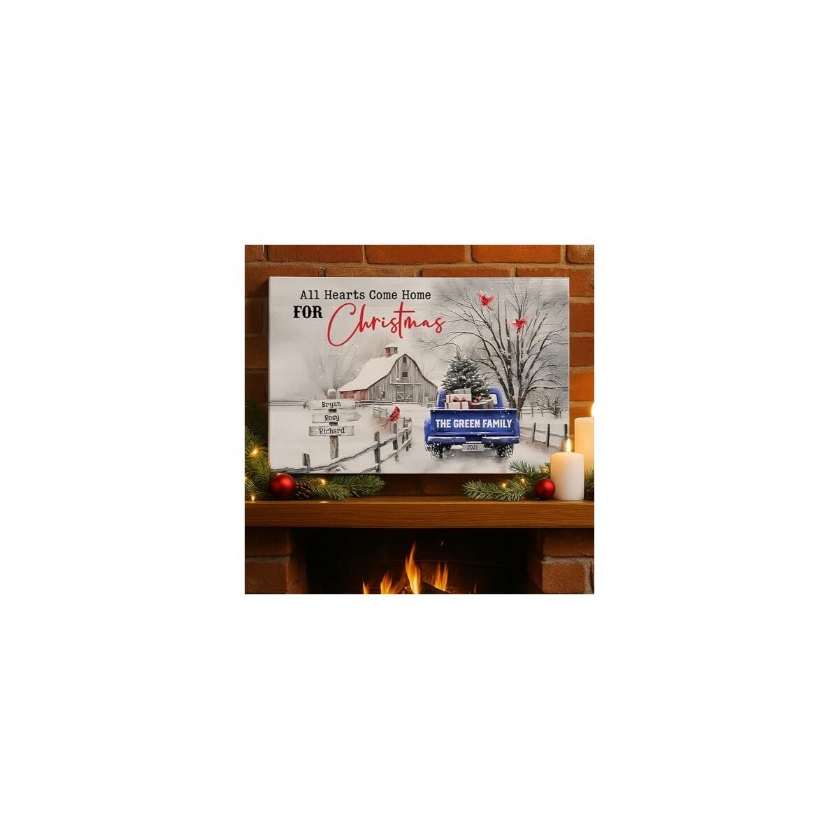 Personalized Christmas Truck Canvas Cashback Rebate - RebateKey