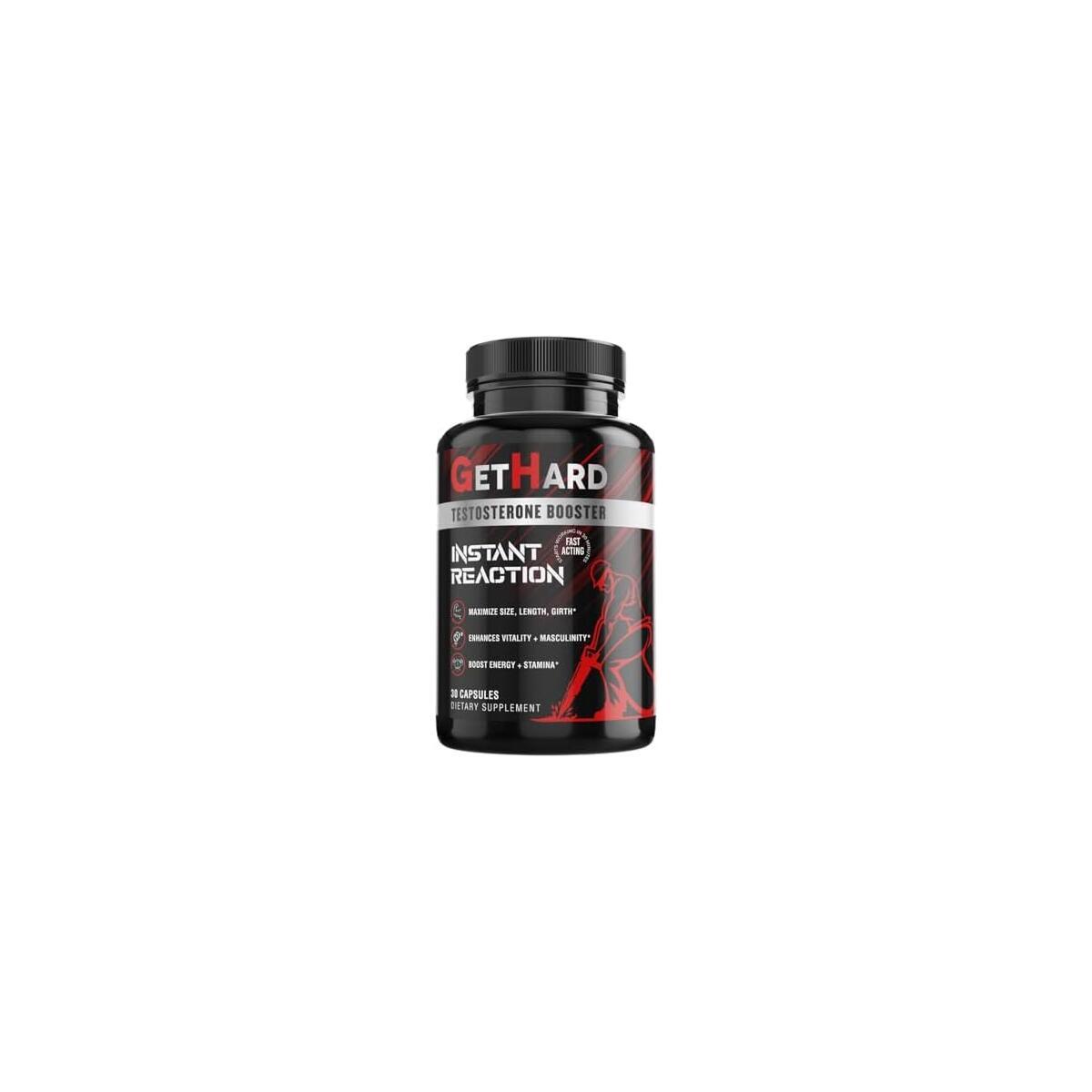 GETHARD&trade; Male Performance + MULTIVITAMIN &ndash; Increase Erection Size, Strength, Stamina