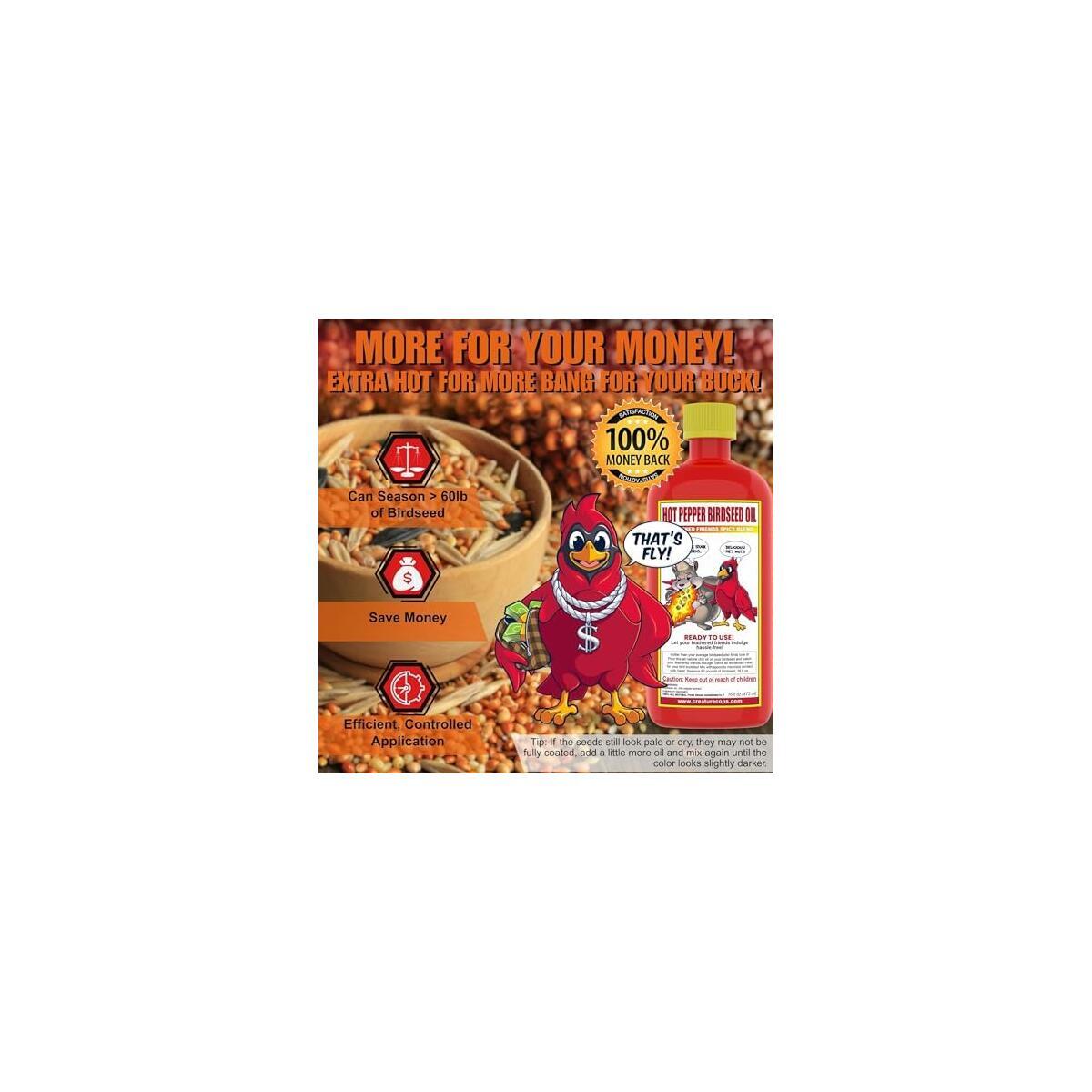 Creaturecops Hot Pepper Birdseed Oil Rebate - RebateKey