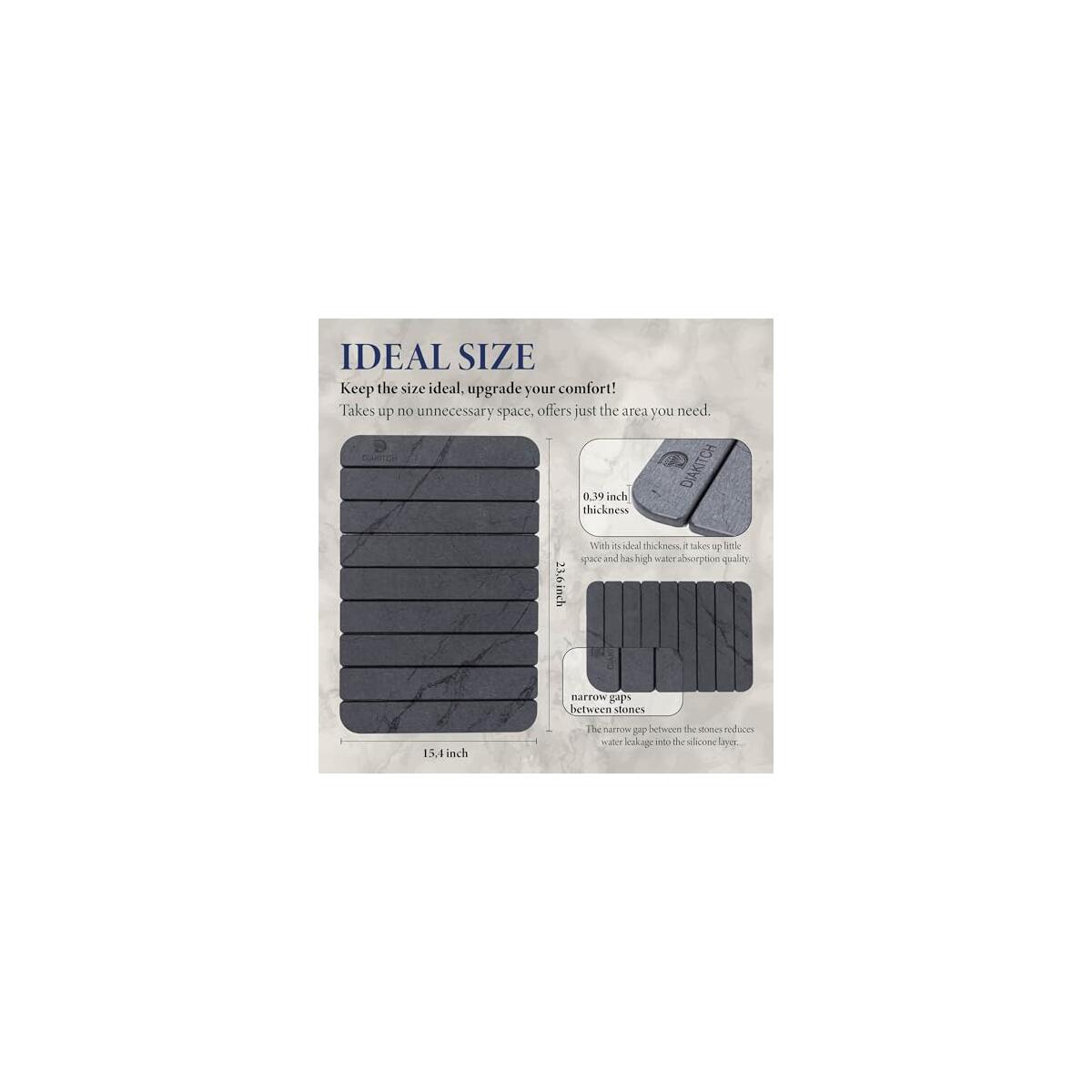 Stone Drying Mat For Kitchen Counter 11 Rebate - RebateKey