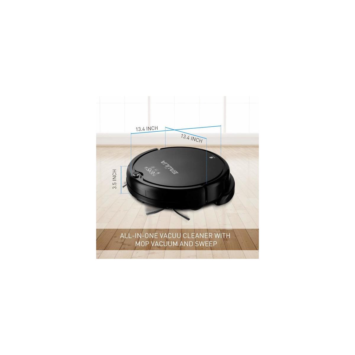 Baulia Rvc813 Robot Cleaner For Carpets Wood Floors Wi Fi Enabled Connects Cashback - RebateKey