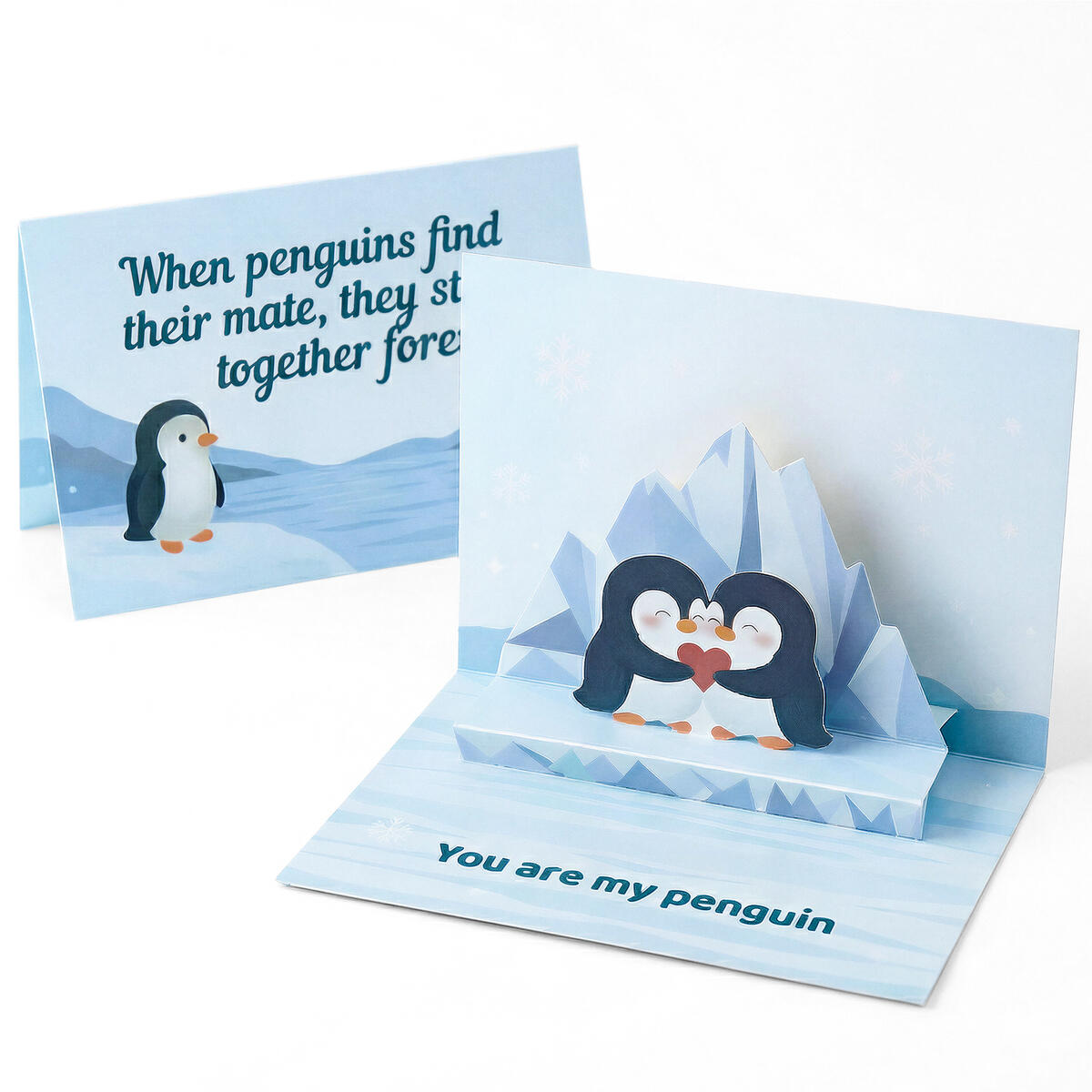 Penguin 3D Pop Up Card