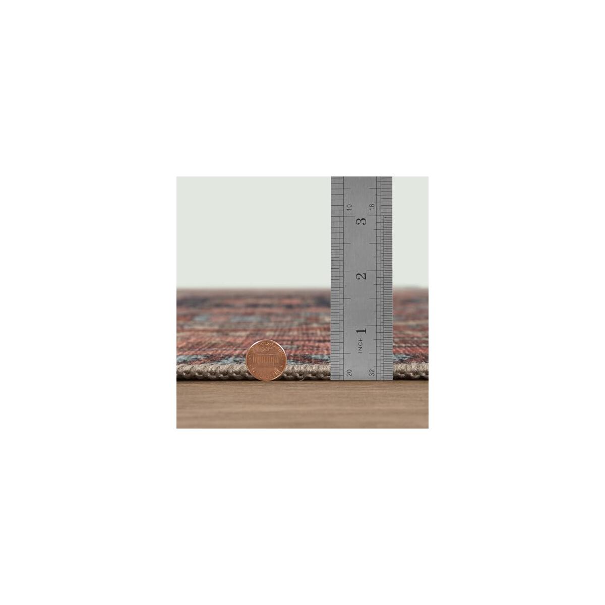 Brick Color Oushak Large Area Rug 8x10 Rebates - RebateKey