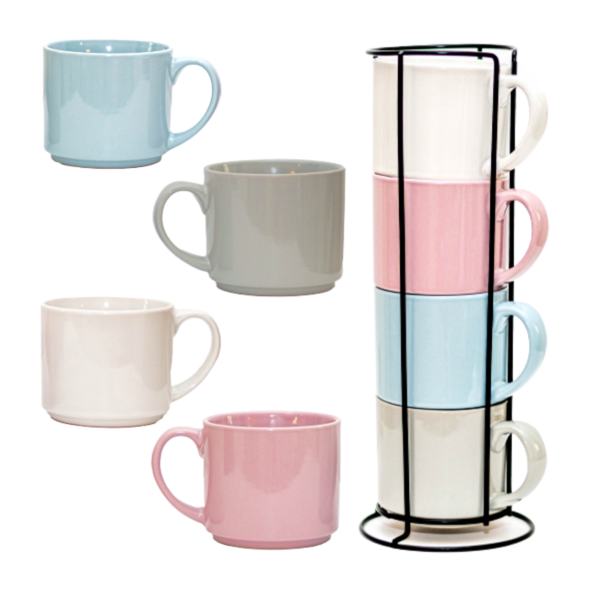 Stackable Coffee Mugs With Rack Rebate - RebateKey