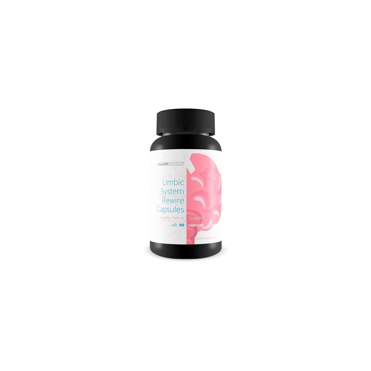 Limbic System Rewire Capsules - Our Best Mood Support Supplement - Limbic System Support - Vitamin D Mood Support 5000 Iu - Rewiring the Limbic System Supplements - Limbic Support Limbic Supplements