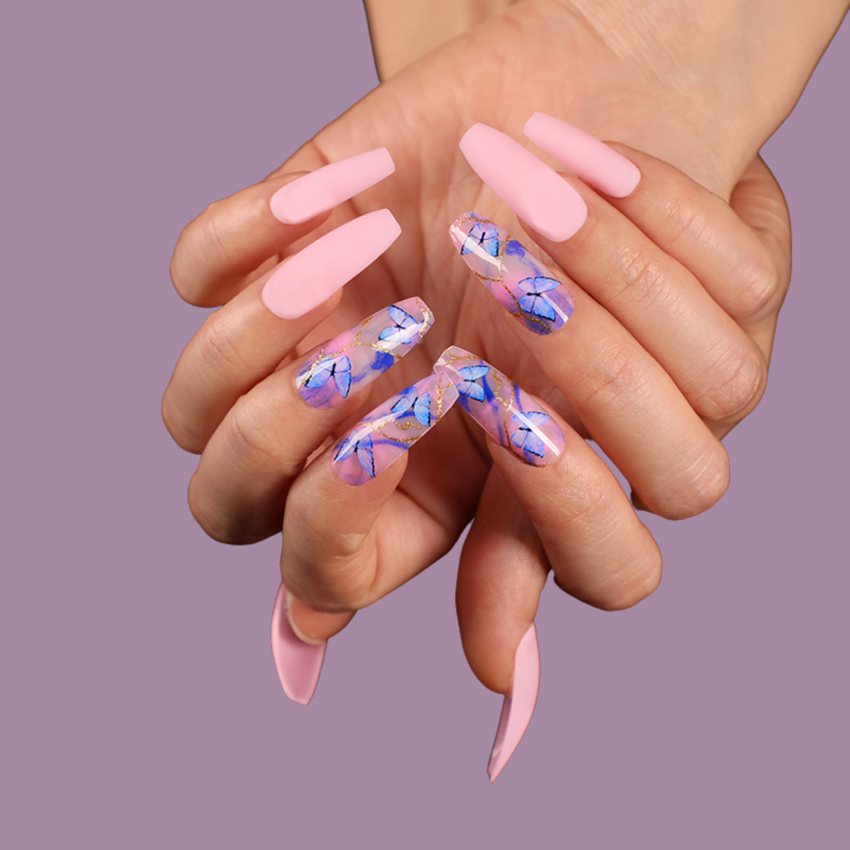 Butterfly Press On Nails Cash Back - RebateKey