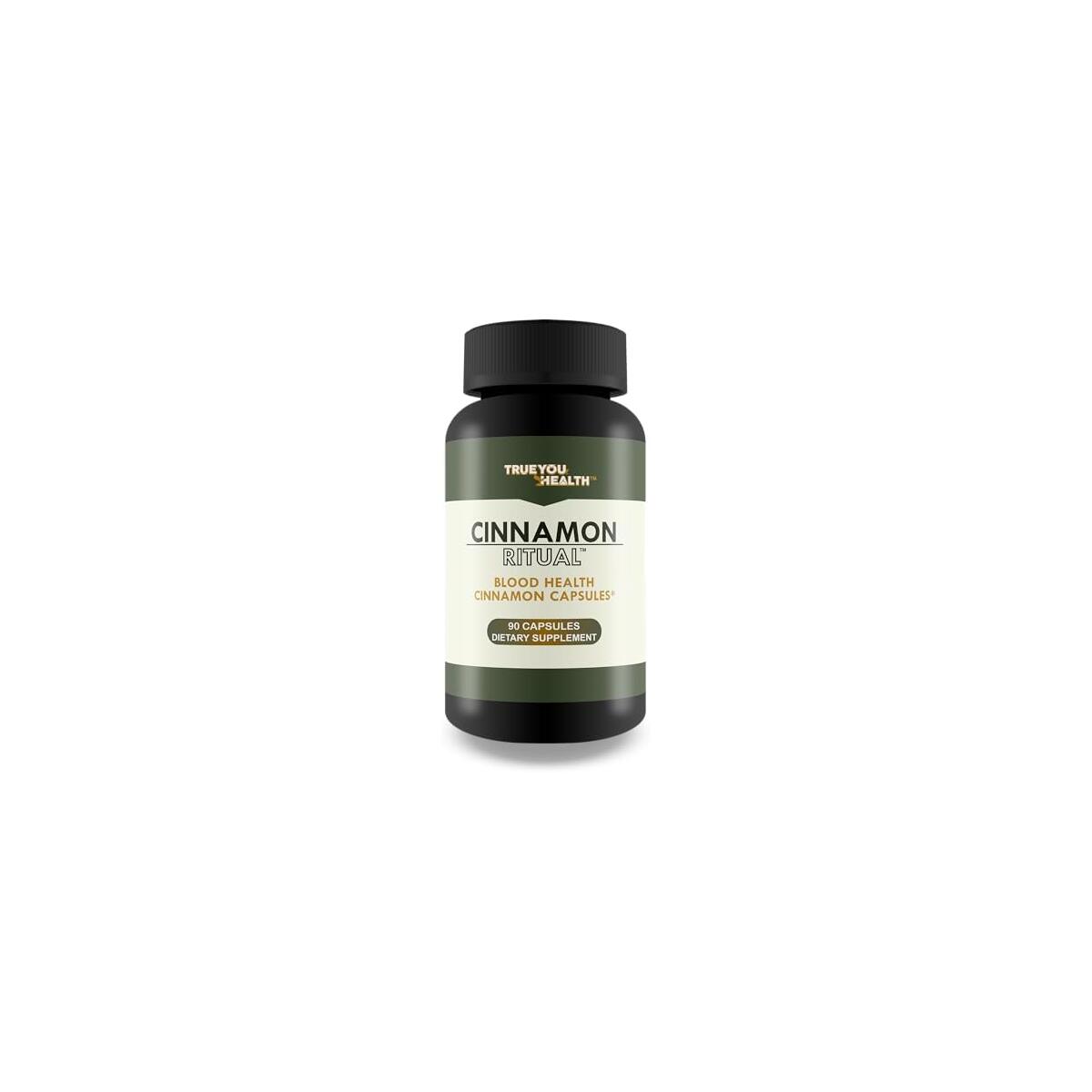 Cinnamon Ritual - Our Best Cinnamon Supplement for Blood Support - Promotes Healthy Blood Flow - Improved Formula W/Turmeric & Vitamins - Glucose Reset Ritual Sugar Health Blood Health