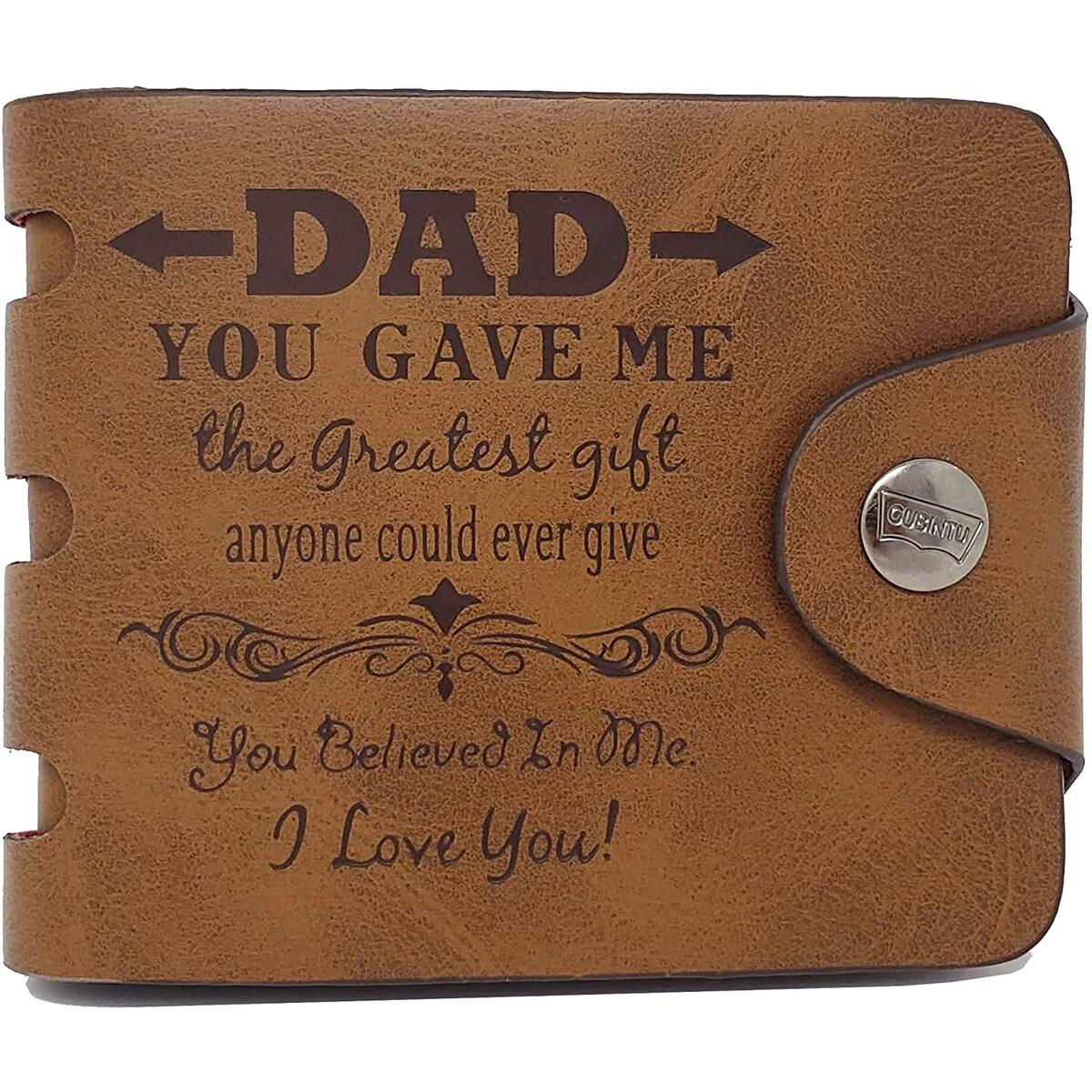 dad engraved wallet