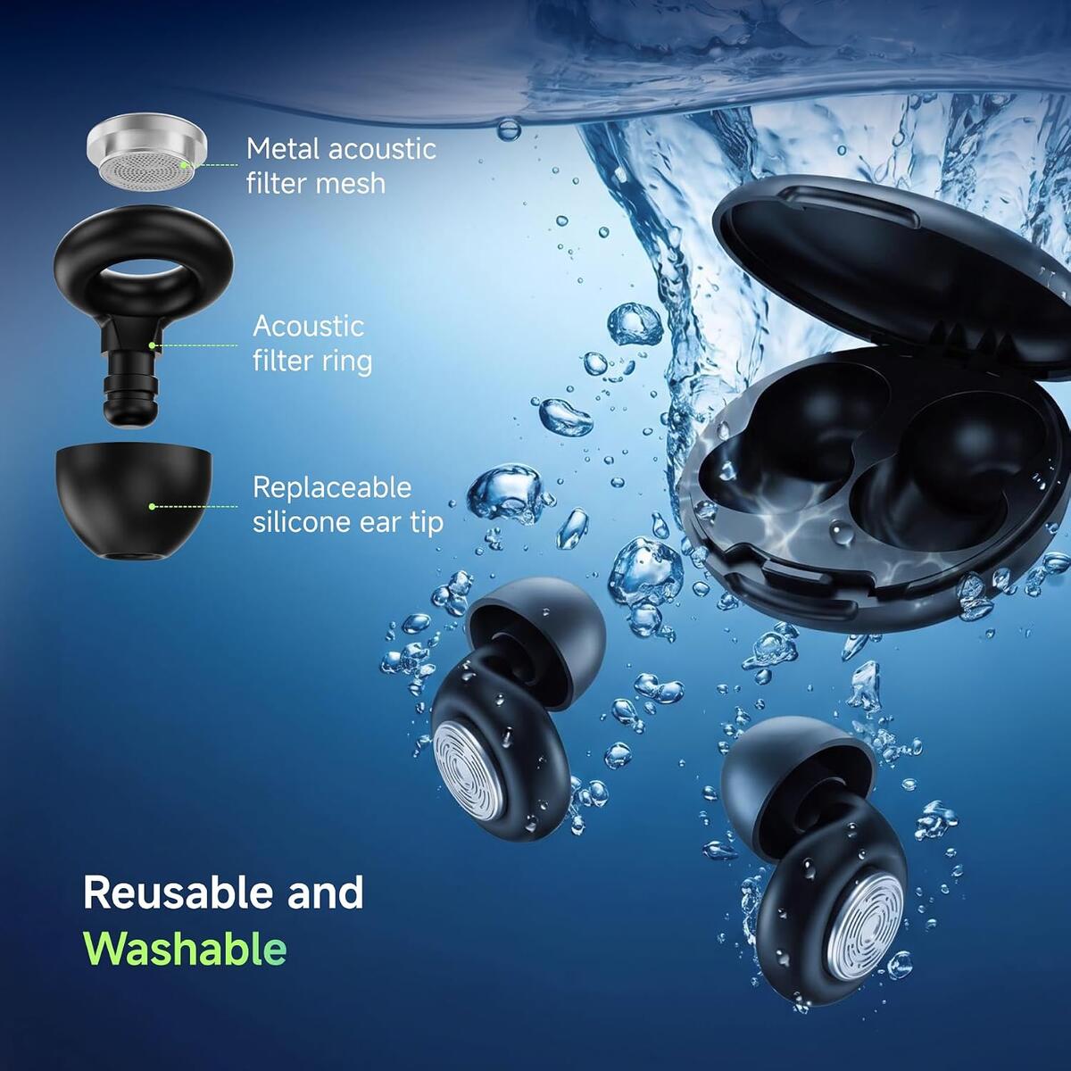 Reusable Silicone Earplugs For Sleeping Cashback Rebate - RebateKey