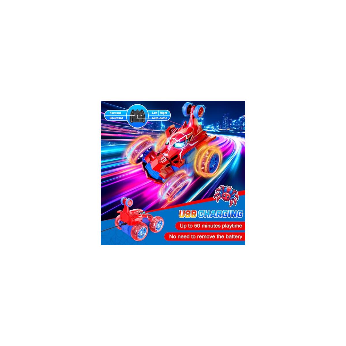 Spider Remote Control Car Toys For Boys Cashback - RebateKey