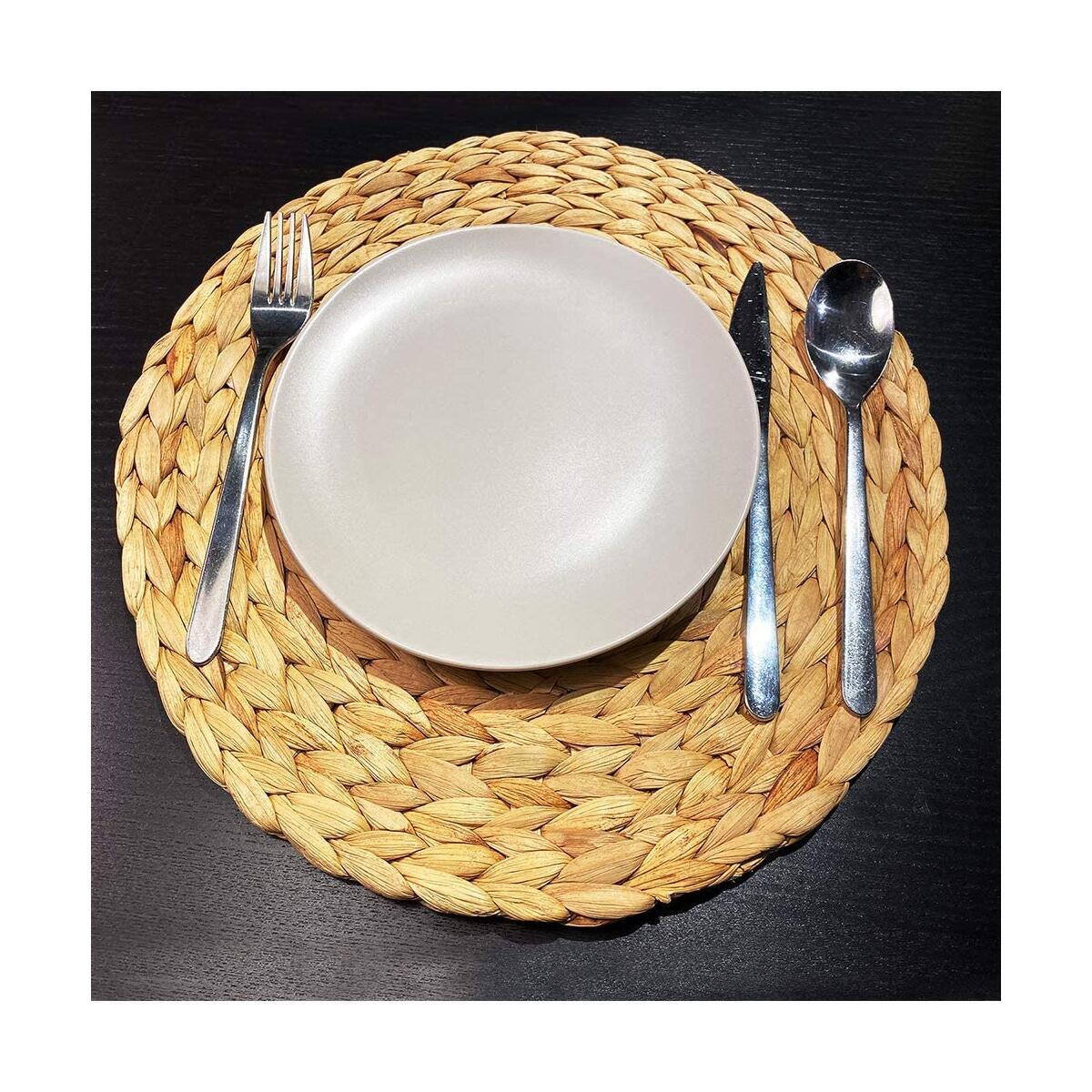 Woven Round Placemats Cashback - RebateKey