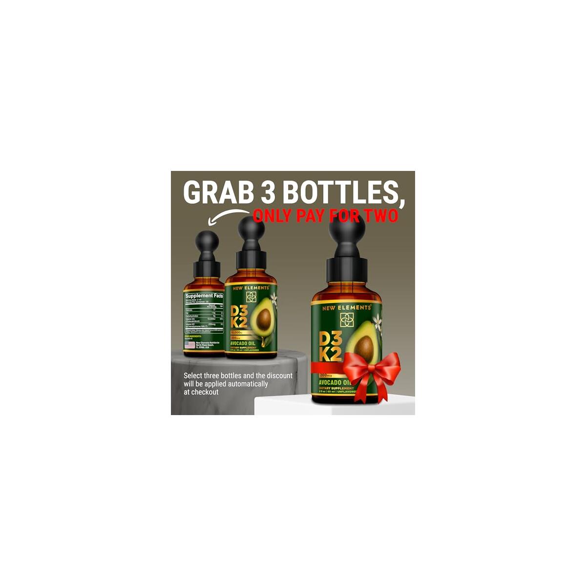 Avocado Oil Vitamin D3 K2 Cashback - RebateKey