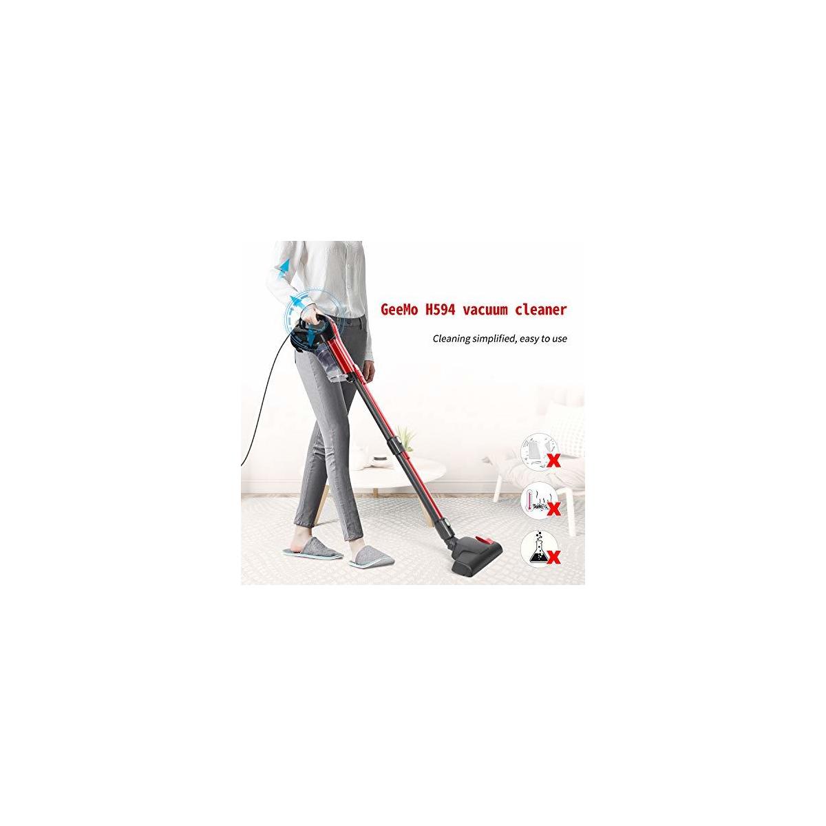 GeeMo Vacuum Cleaner 17Kpa Powerful Cleaning Lightweight And Corded