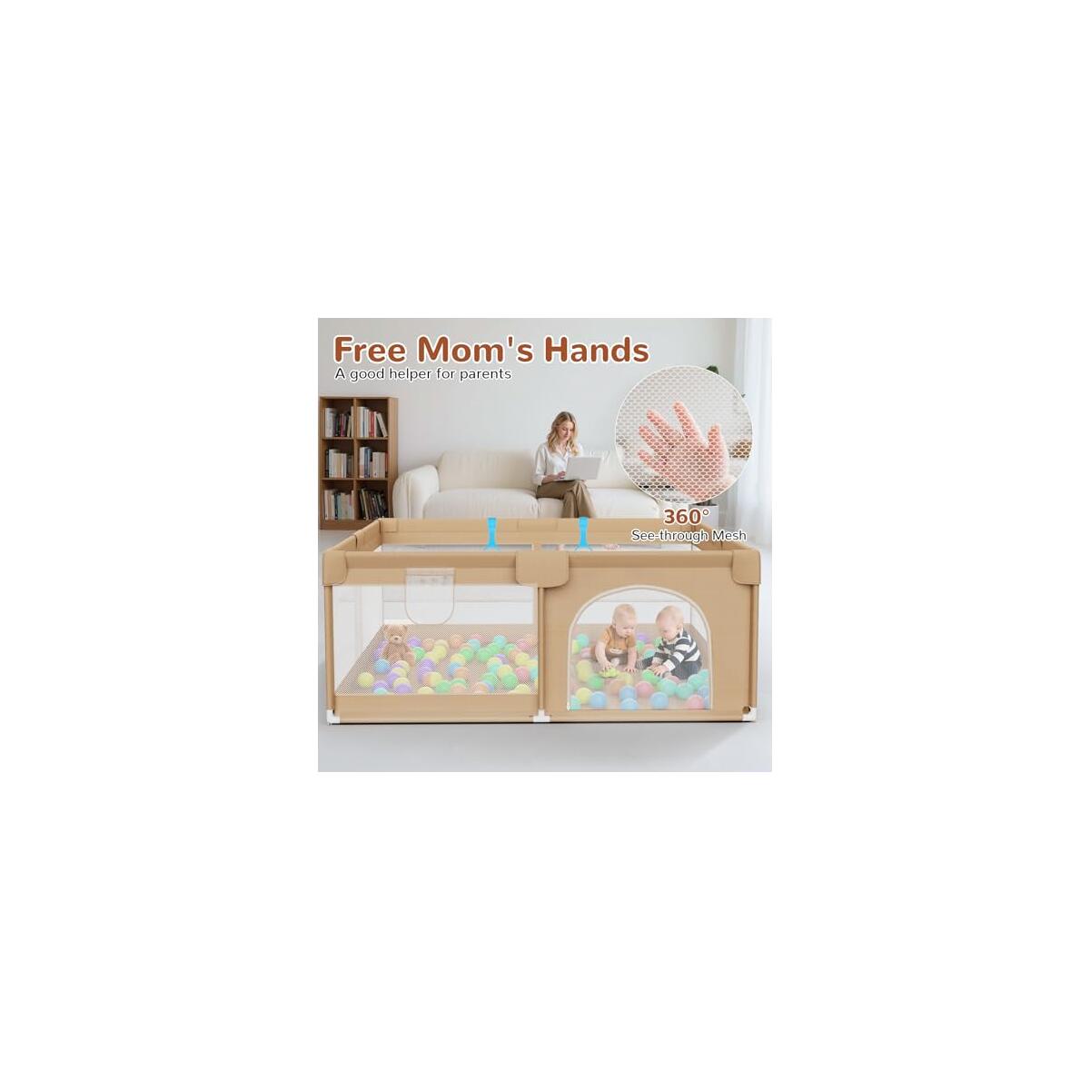 Large Baby Playpen 3 Cash Back - RebateKey