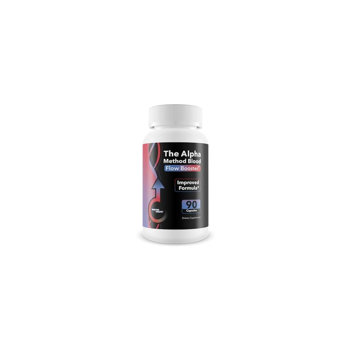 The Alpha Method Blood Flow Booster - Our Best Blood Circulation Supplements for Men - Advanced Blood Flow Supplement - Vasodilators for Men Blood Flow Optimizer - Male Blood Flow Alpha Boost