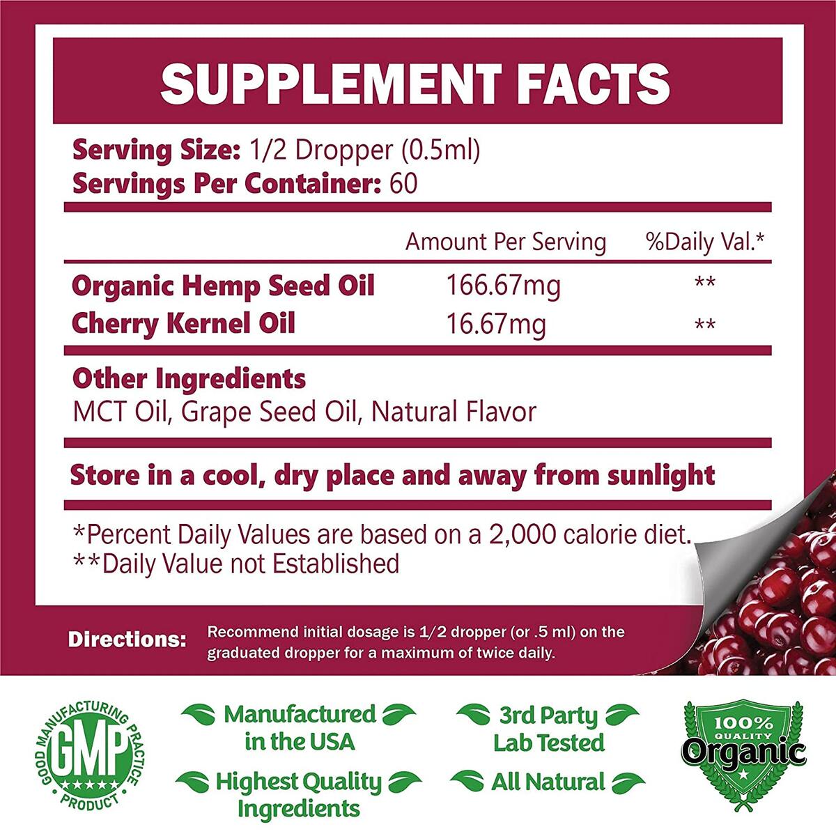 Organic Hemp Seed Oil Cashback - RebateKey