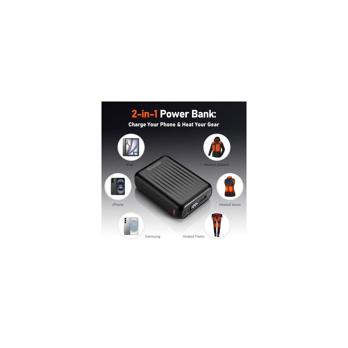 Somido 12v 18400mah Heated Jacket Vest Battery Cashback Rebates - RebateKey