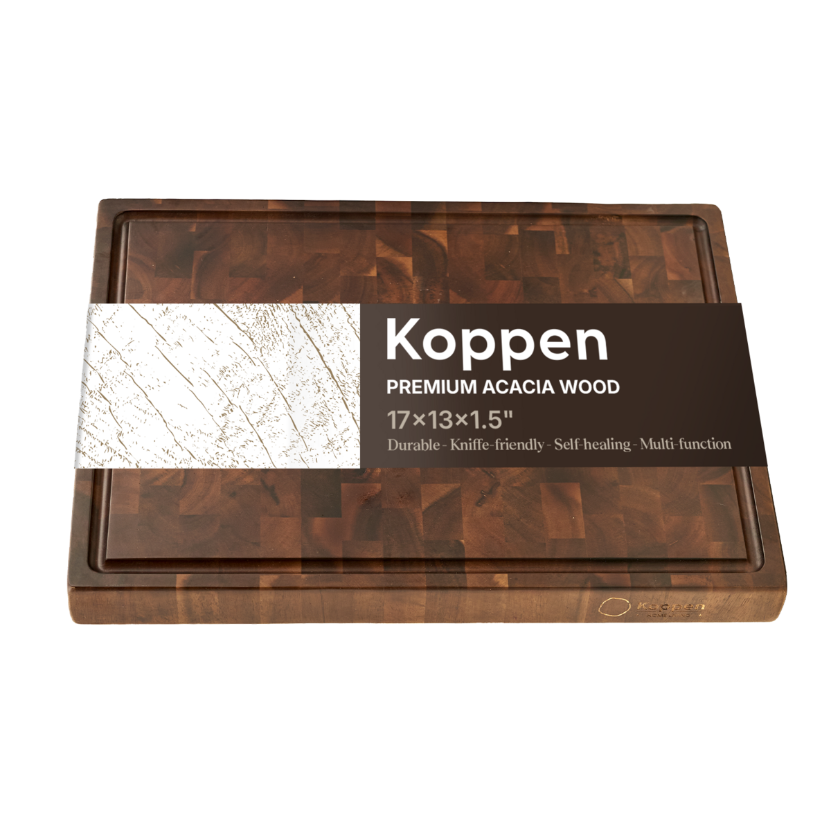 Large End Grain Wood Cutting Board 17 X 13 X Cashback - RebateKey