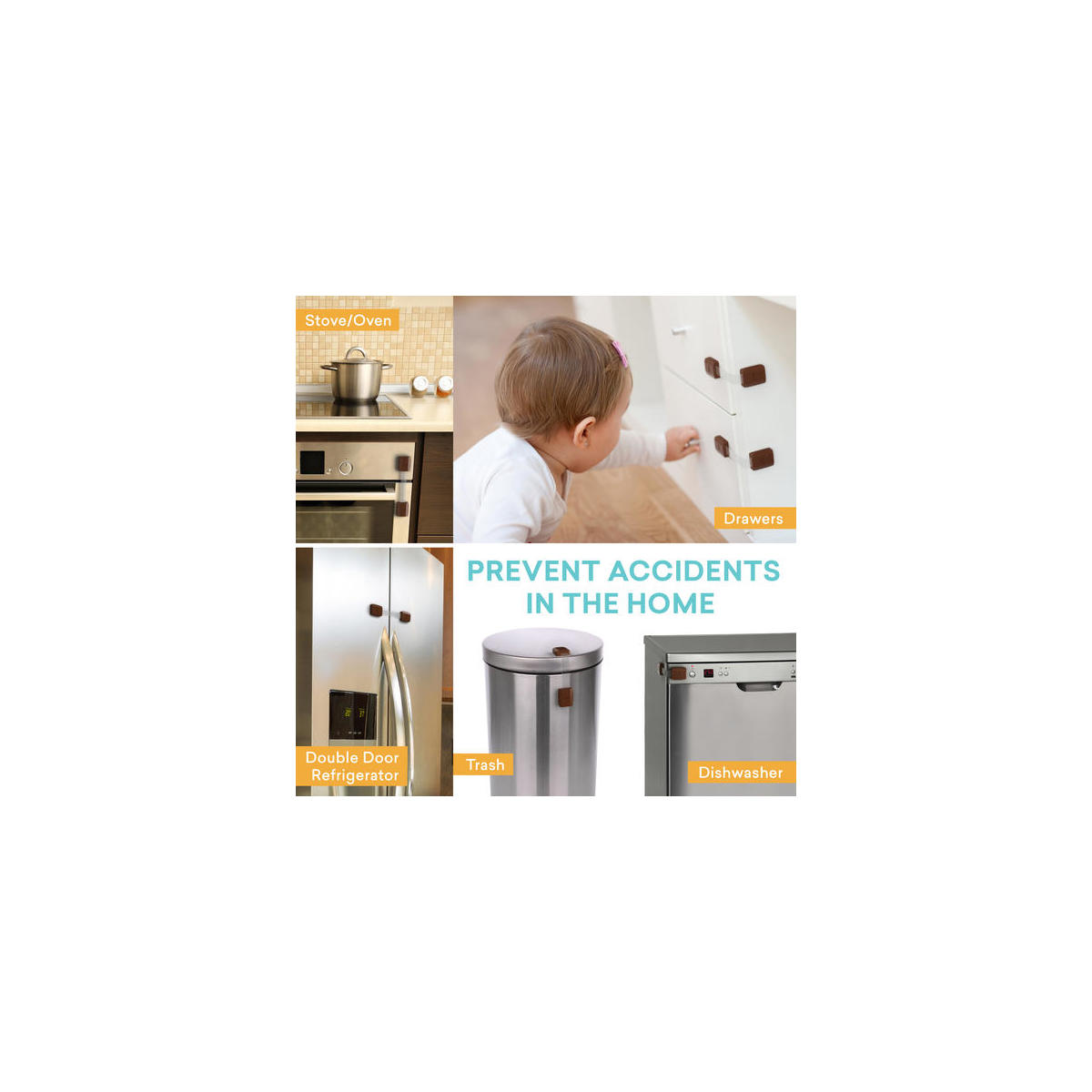 Easyguard Baby Proofing Child Safety Locks For Cabinets ...