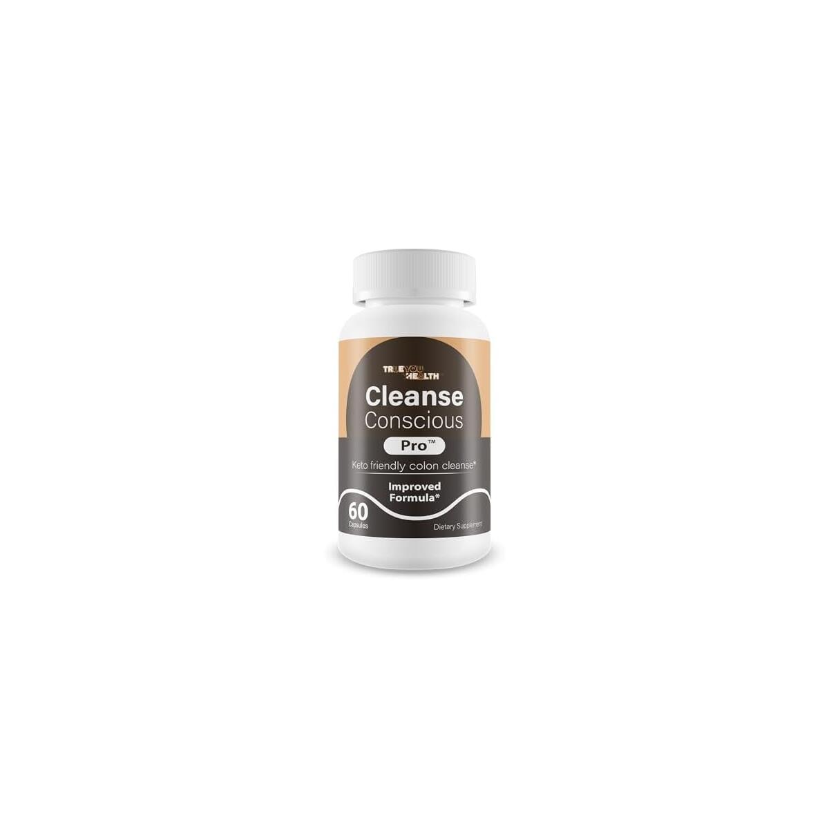 Cleanse Conscious Pro - Improved Formula - Our Best Keto Friendly Colon Cleanse Capsules - Keto Colon Detox Pills for Women & Men - Be Gut Health Cleanse Konscious Keto Activate Colon Cleanse Pills