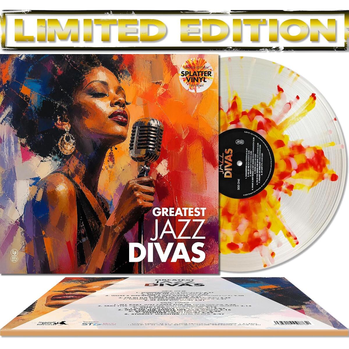 Greatest Jazz Divas Vinyl - Limited Color Edition - Ella Fitzgerald, Billie Holiday, Nina Simone, Etta James, Sarah Vaughan & Many More