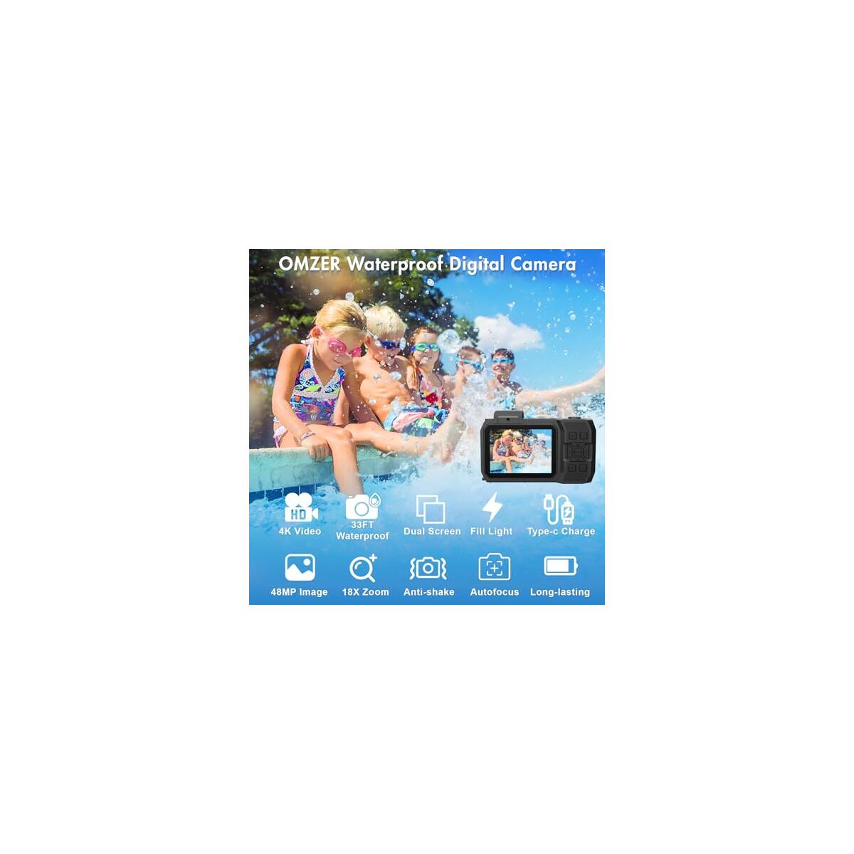 48mp Waterproof Digital Camera Cash Back - RebateKey