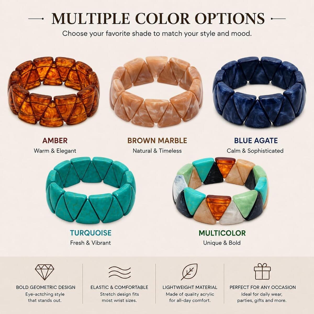 Elastic Geometric Bracele Cashback Rebate - RebateKey