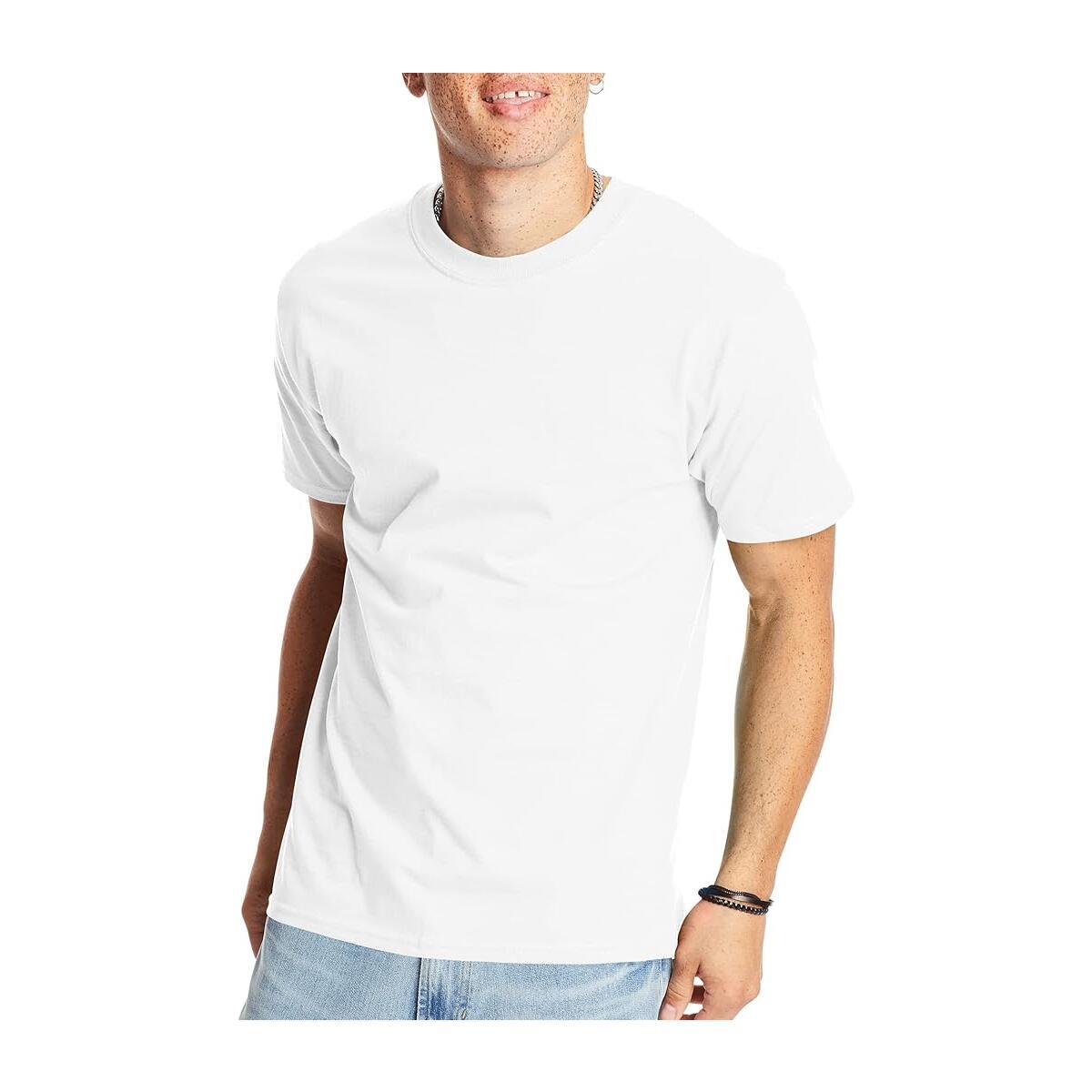 Men&rsquo;s Beefy-t T-Shirt, Heavyweight Cotton Tee in White