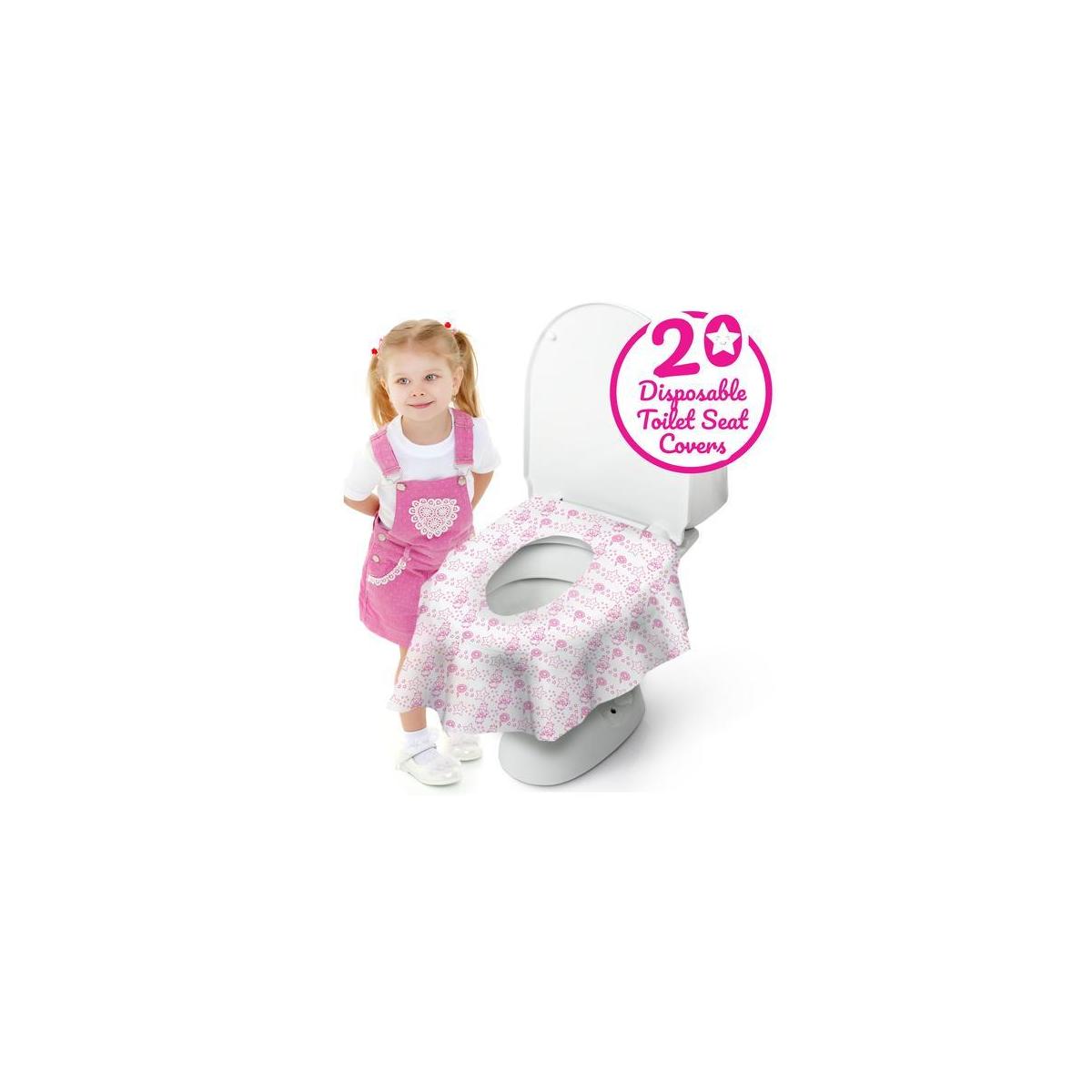 Disposable Toilet Seat Covers For Kids 20 Count Disposable ...
