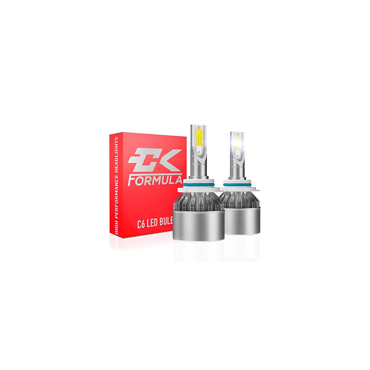CK Formula 9006/HB4 LED Headlight Bulbs 12V 40W 6000K 8000 Lumens for Low Beam Replacement Kit Pack of 2 IP68 Waterproof Rating Ultra Bright White COB Lights Can-Bus Ready CK Formula 9006/HB4 LED Headlight Bulbs 12V 40W 6000K 8000 Lumens for Low Beam Replacement Kit Pack of 2 IP68 Waterproof Rating Ultra Bright White COB Lights Can-Bus Ready