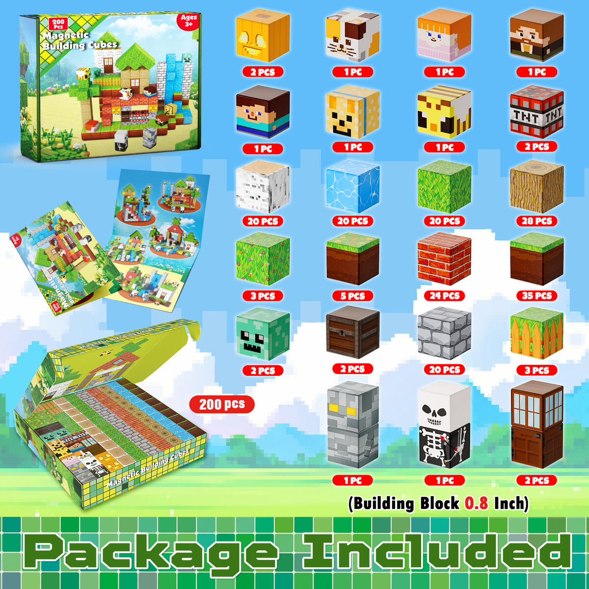 200pcs Magnetic Blocks 1 Rebate - RebateKey