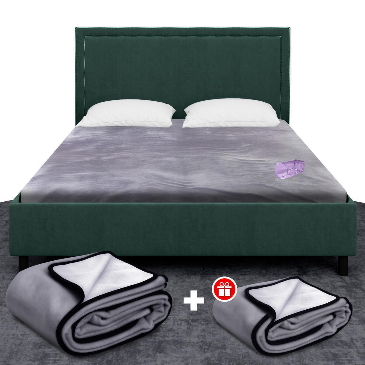 Premium Waterproof Blanket King Size - Gift Included - for Couples Valentine's Day, Birthday or Christmas