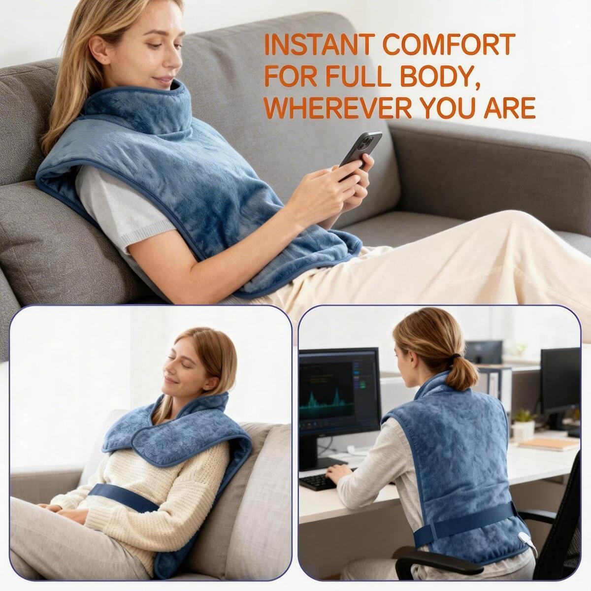 Large Heating Pad For Neck And Shoulder Cashback Rebates - RebateKey