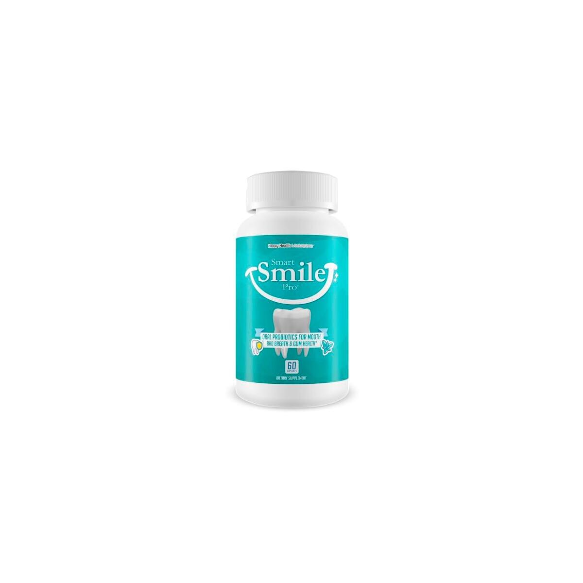 Smart Smile Pro - Our Best Oral Probiotics for Teeth and Gums - Oral Dental Probiotics - Probiotics for Teeth Health Supplement - Oral Probiotic Teeth Supplement - Probiotic Teeth Vitamins Supplements