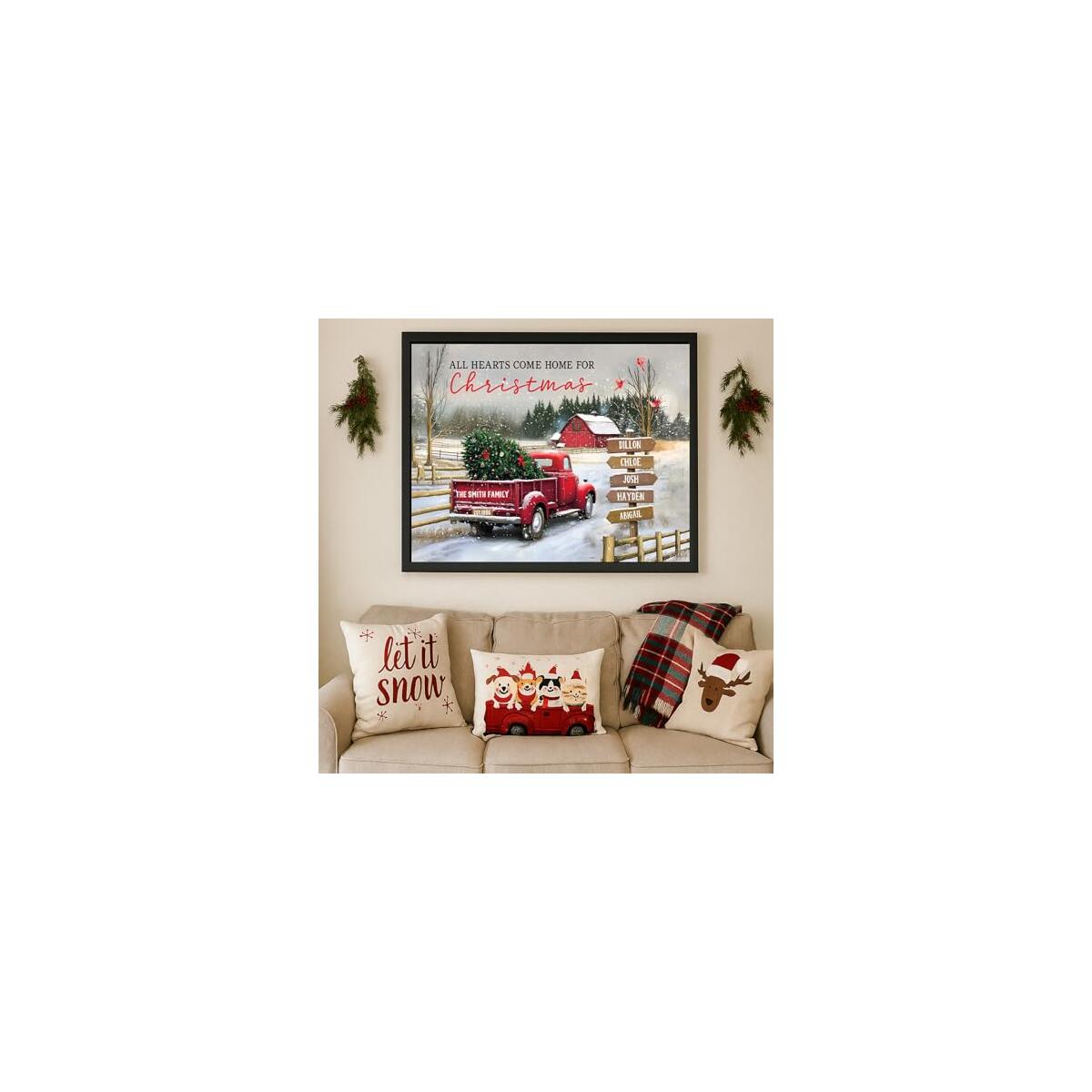 Personalized Christmas Canvas 1 Cashback - RebateKey