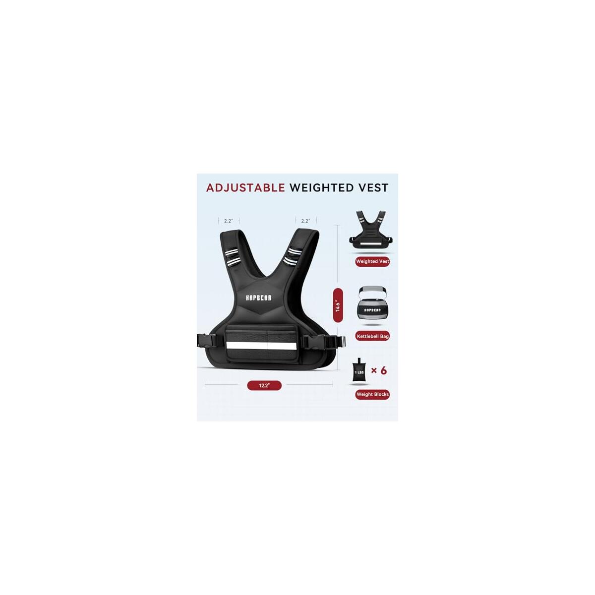 Adjustable Weighted Vest For Men And Women Rebates - RebateKey