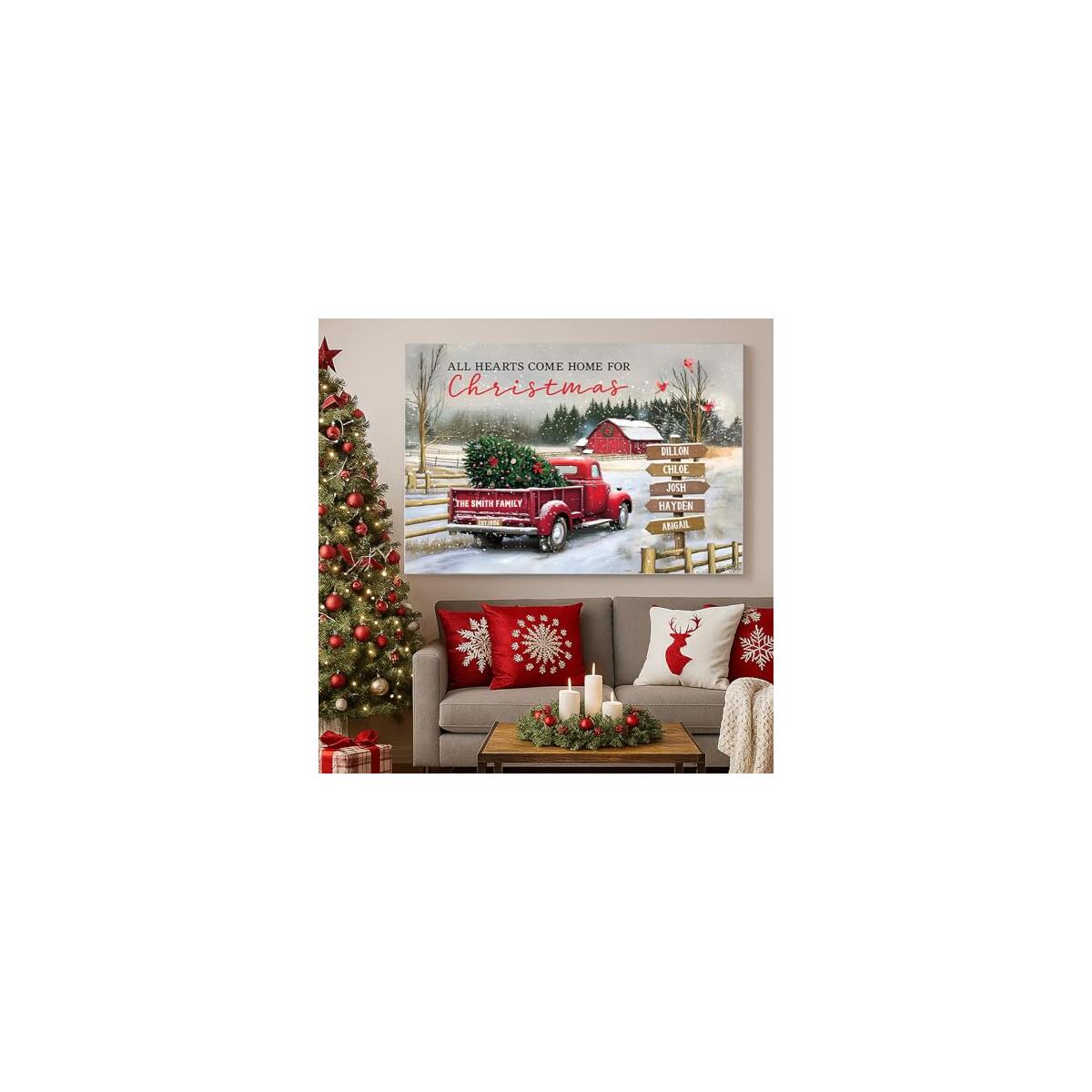 Personalized Christmas Canvas 1 Cashback - RebateKey