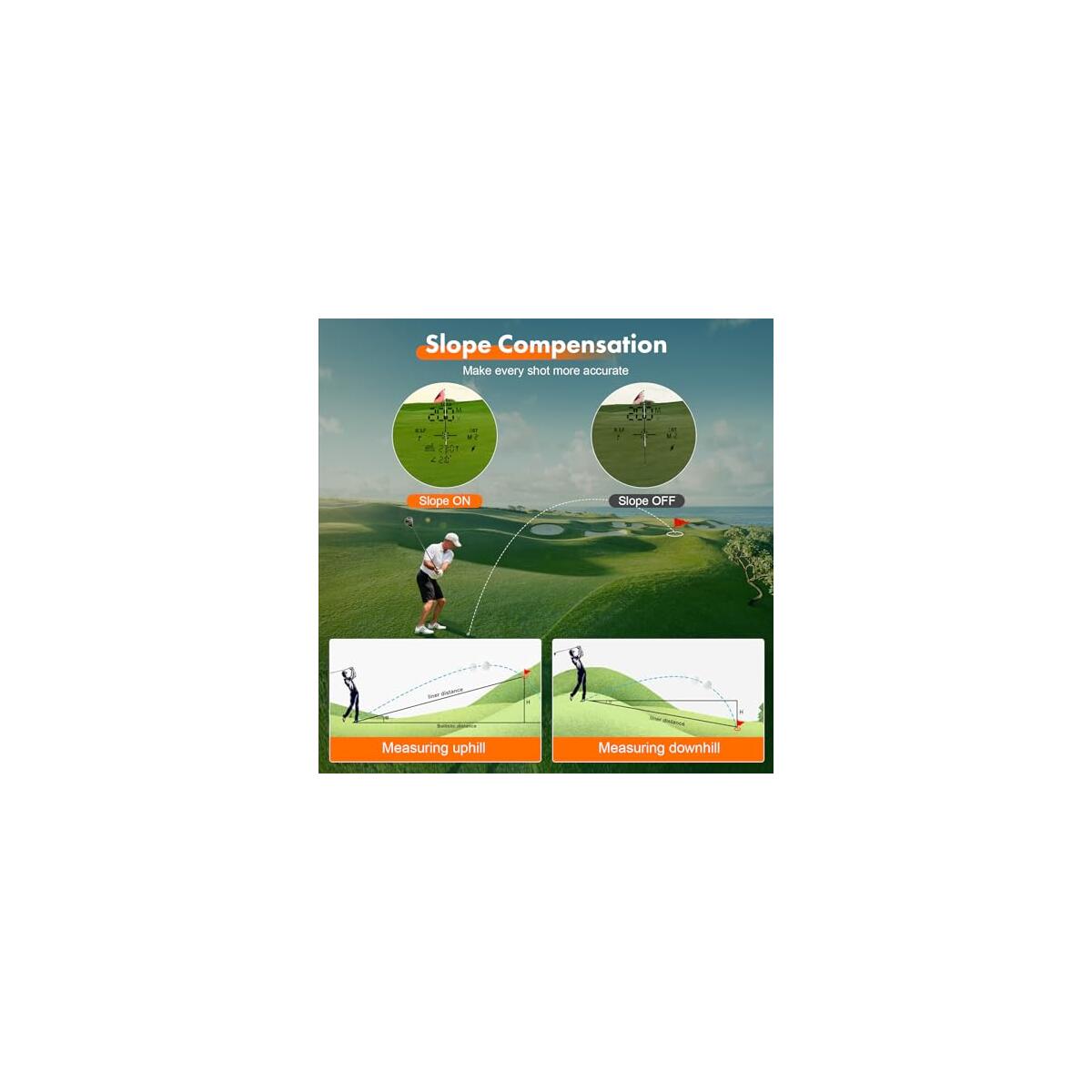 Golf Rangefinder With Slope And Magnetic Rebate - RebateKey